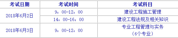 北京二建考試時(shí)間