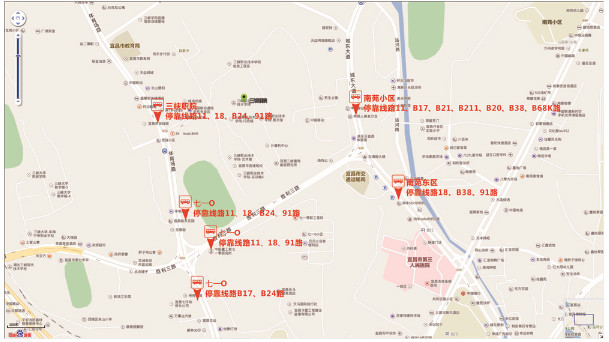 宜昌二建知識點：三峽職院公交路線圖